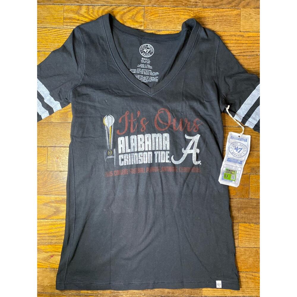 Alabama Crimson Tide 2015 National Champions T Shirt NWT Small NCAA